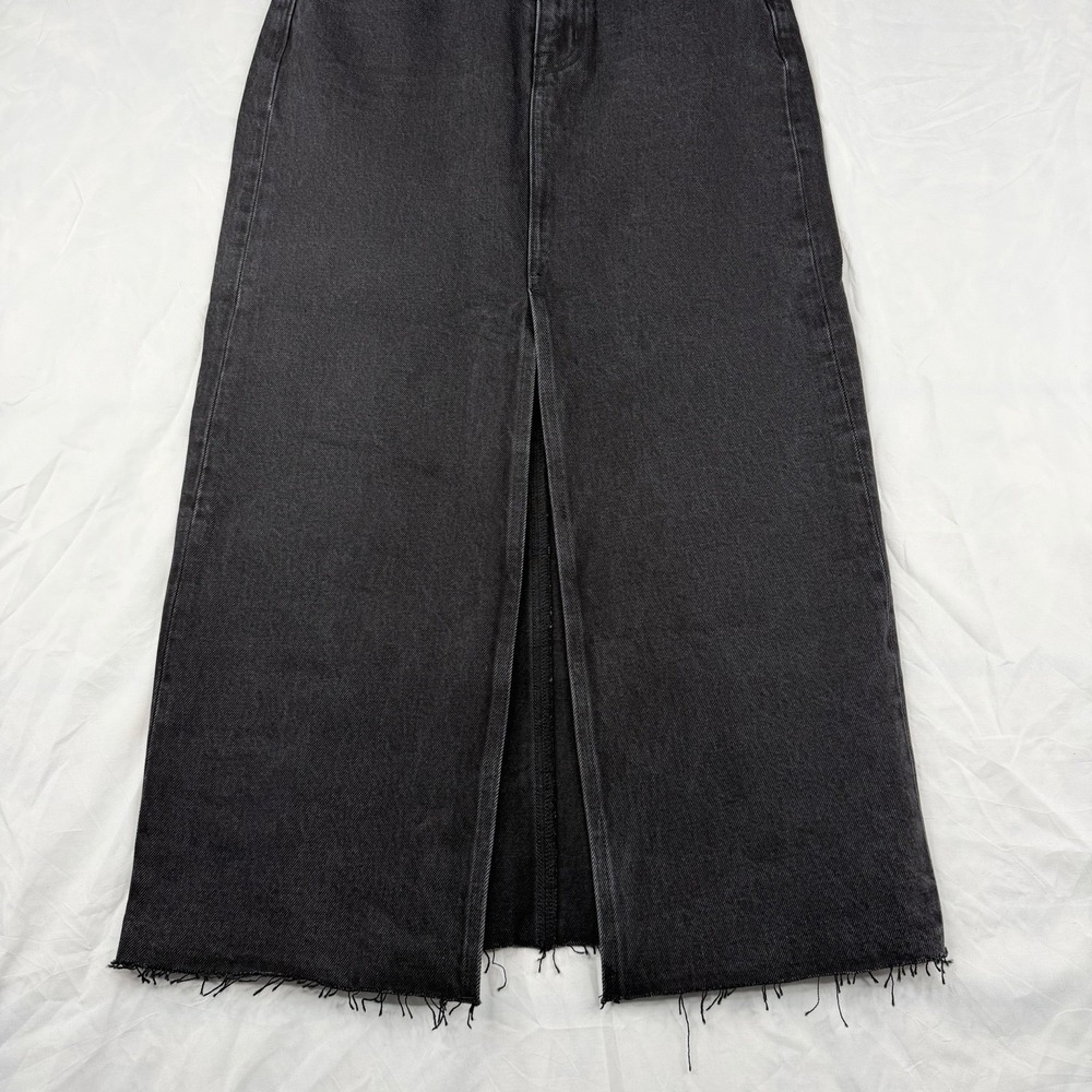 Pistola ALICE Los Angeles Black Denim Midi Skirt HIGH RISE SZ-26-NWT Cotton - Picture 4 of 16